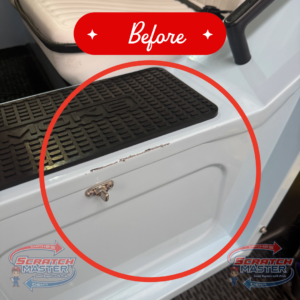 gold cart scratch repair denver